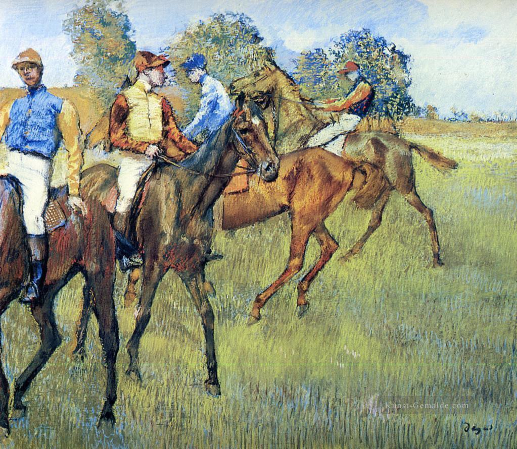 Rennpferde Edgar Degas Ölgemälde